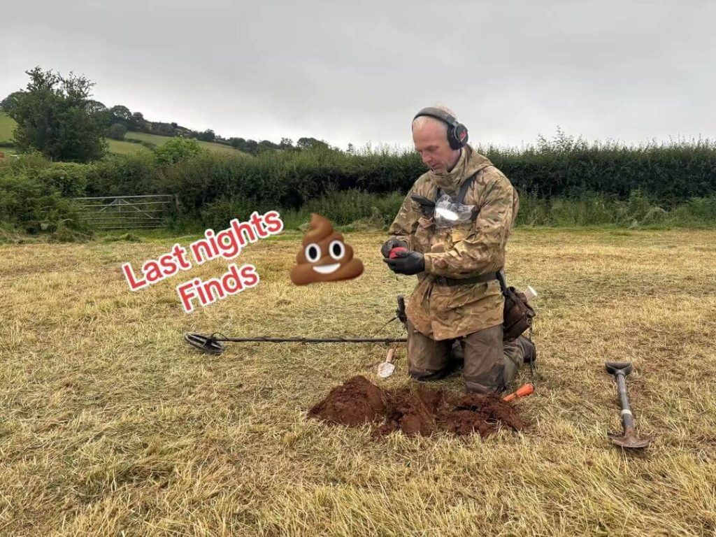 very quiet night metal detecting this week, you cant win them all.