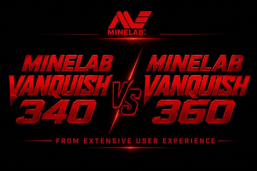 minelab vanquish 340 versus minelab vanquish 360 metal detectors for beginners
