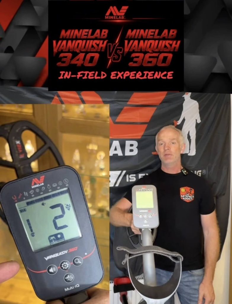 minelab vanquish 360 large upgrades from the vanquish 40 series